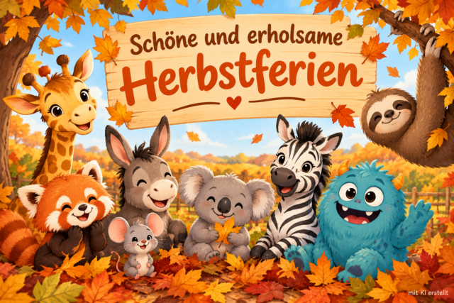 Schöne Herbstferien mit Tierfreunden